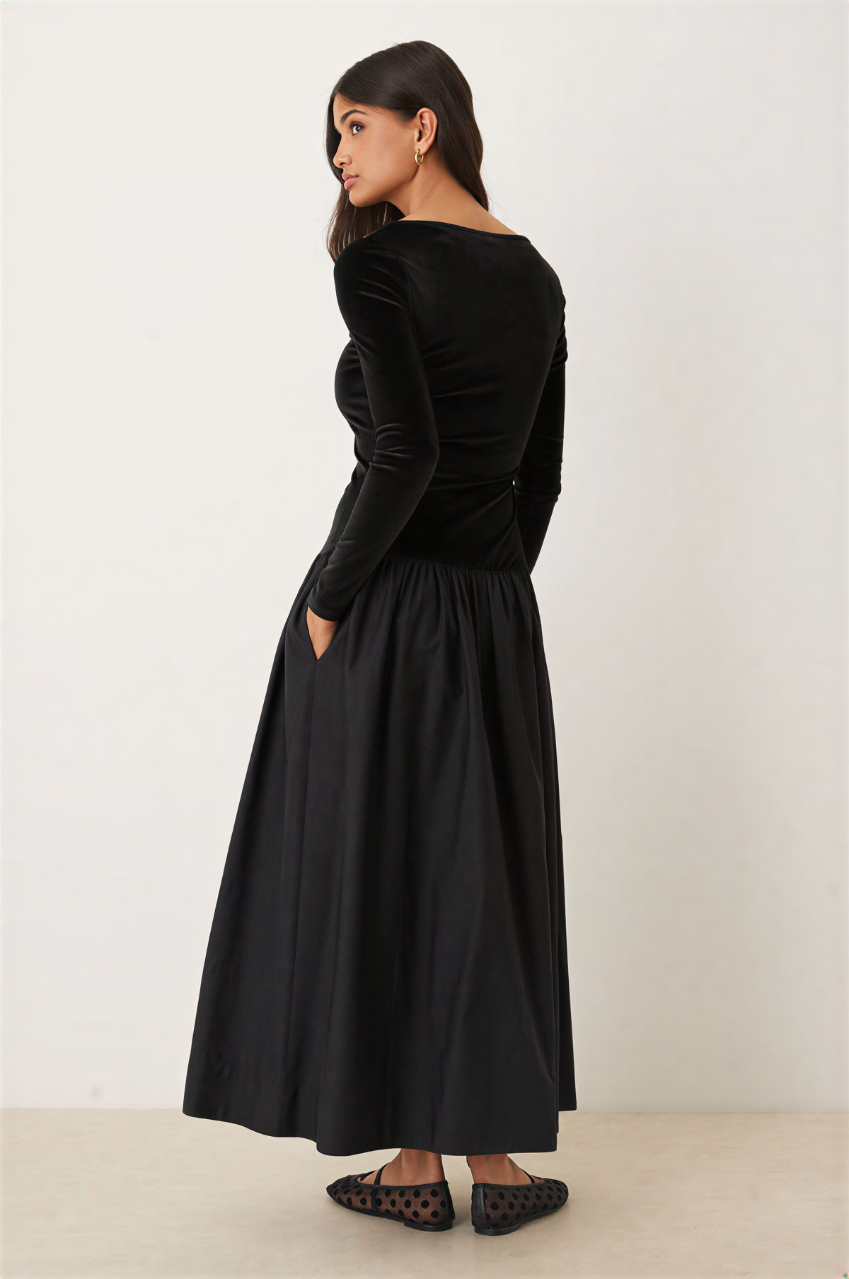 Sleek Sleeved Maxi