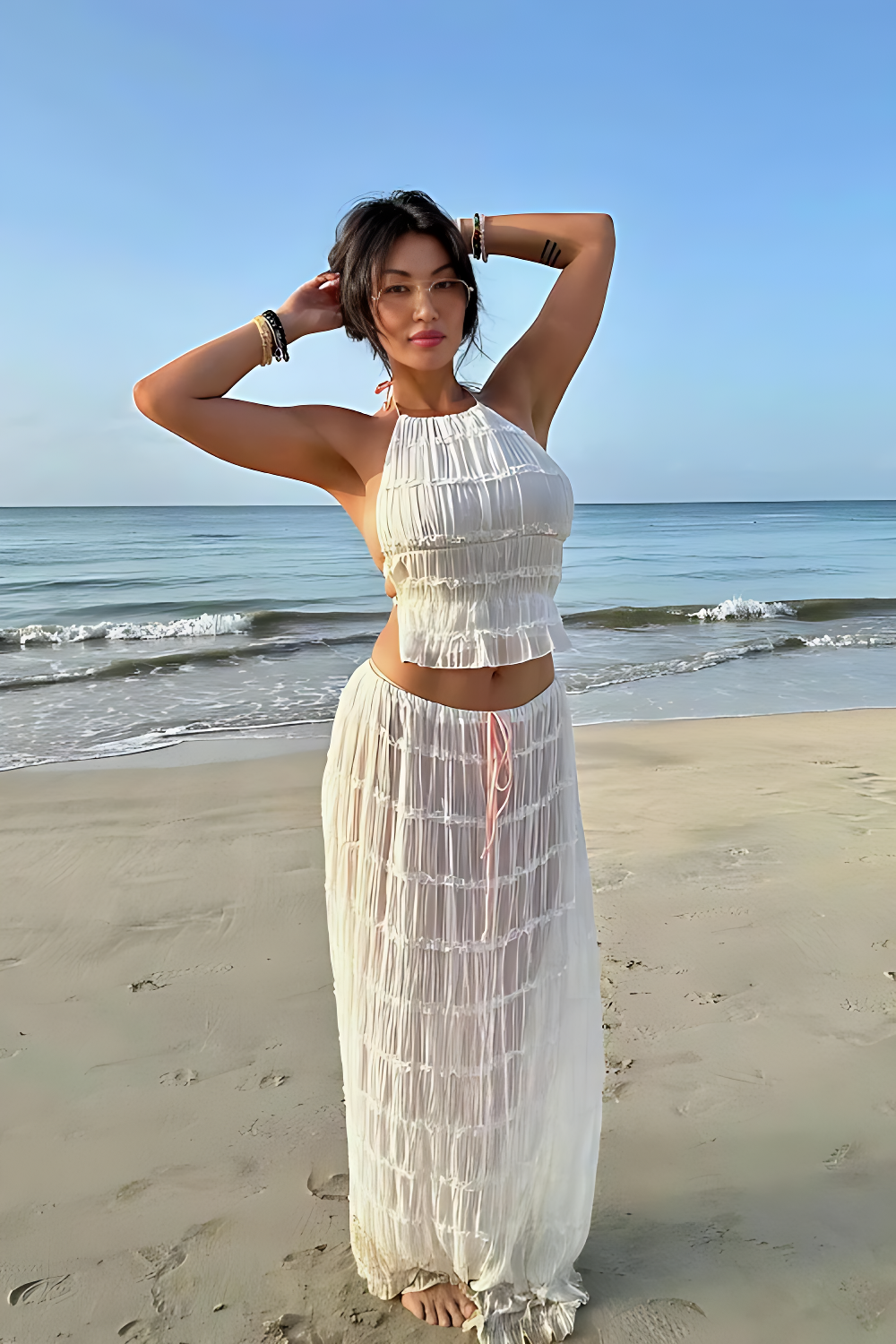 Bohemian Flow Ruffle Ensemble