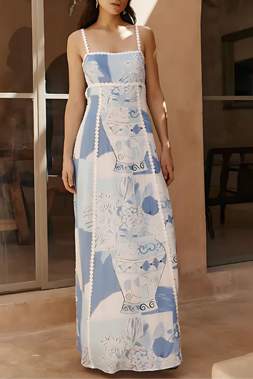 Terra Bloom Maxi Dress