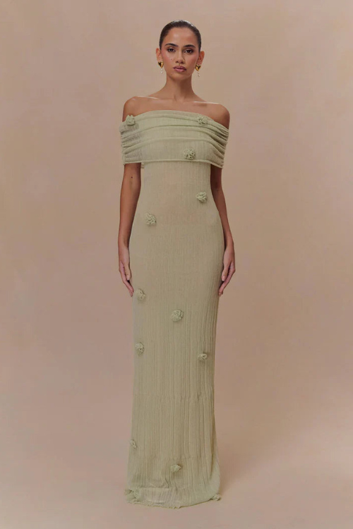 Soft Orchid Ribbed Maxi Dress