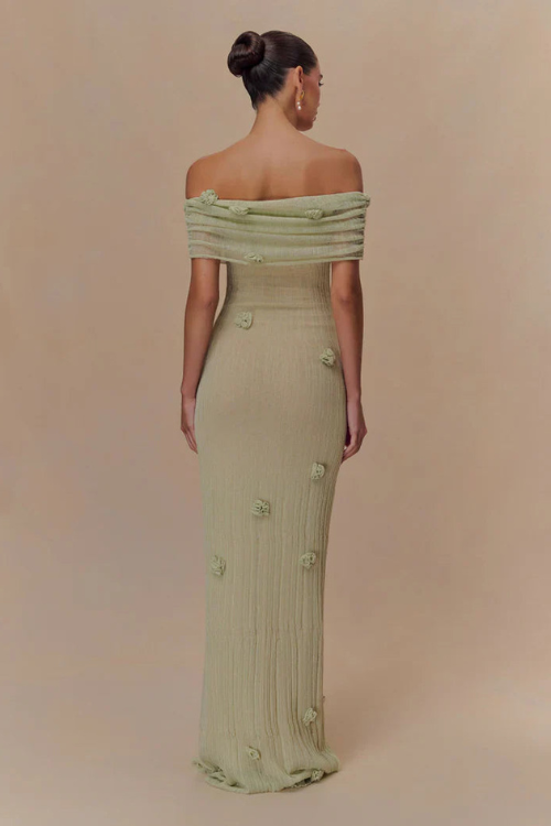 Soft Orchid Ribbed Maxi Dress