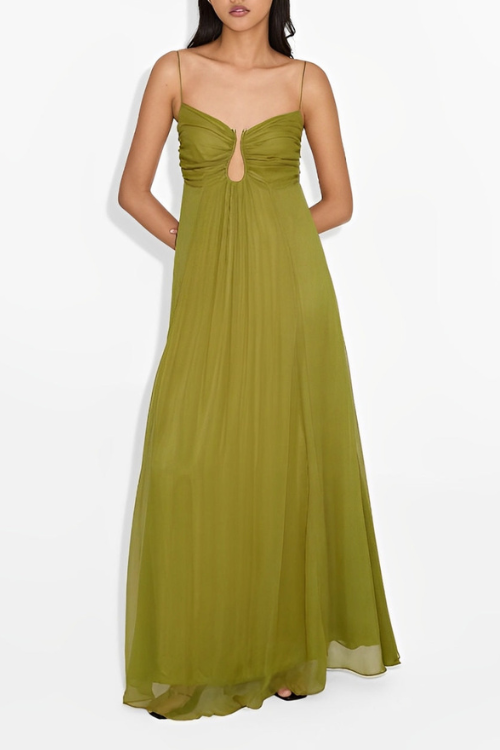 Flow Olive Morea Maxi Dress