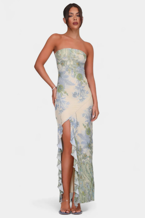 Luxe Phoenix Flow Maxi Dress