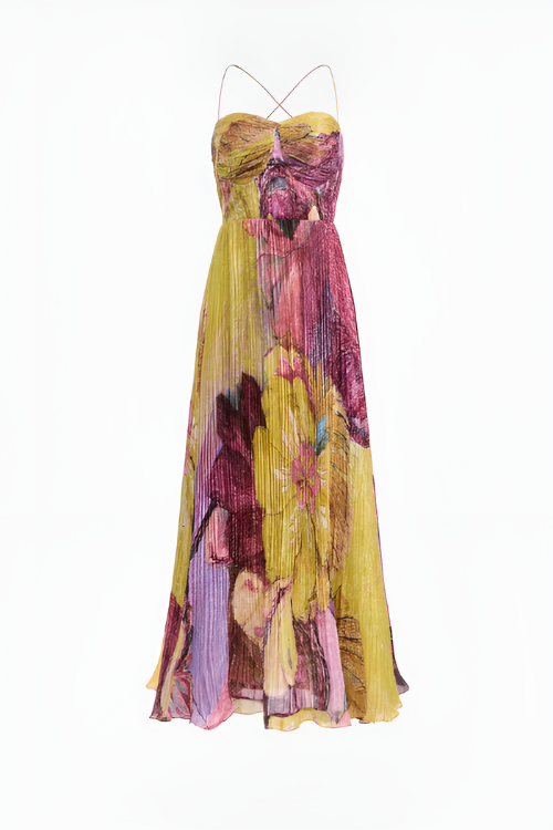 Ikat Essence Printed Maxi Dress