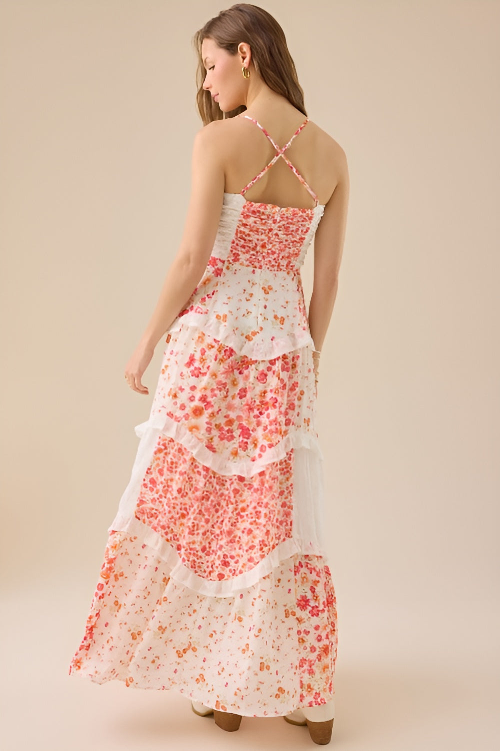 Bloom Elegance Floral Maxi Dress